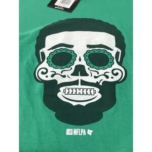 NWT Philadelphia Eagles Jalen Hurts Sugar Skull T-Shirt Sz Men's Small Breaking